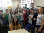 Alunos do sétimo Azul e Verde