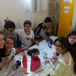 Alunos do sexto ano Azul