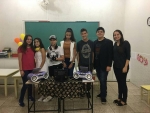 Chá literário no oitavo ano: equipe de feras!